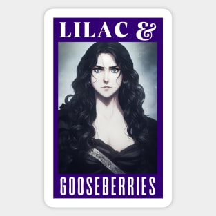 Lilac & Gooseberries - Sorceress - Yen - Anime - Portrait - Fantasy Witcher Sticker